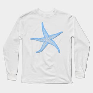 Starfish, Blue Long Sleeve T-Shirt